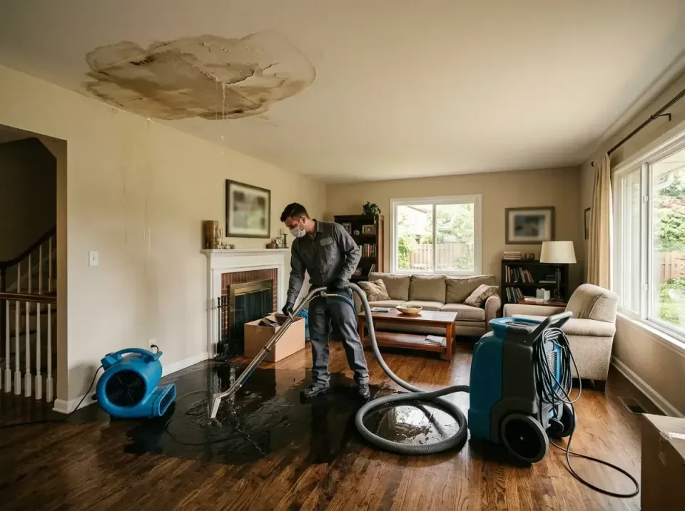 attic-pipe-burst-ceiling-drip-008 — frequently asked questions, Water Damage Restoration & Carpet Care in Holly, MI